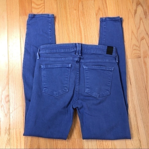 Vince skinny ankle periwinkle blue jeans - Picture 4 of 9